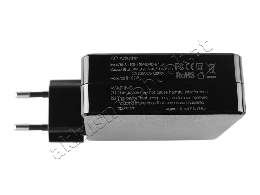 67W Xiaomi Mi Mix Fold Fast Charger Netzteil + USB-C Kabel